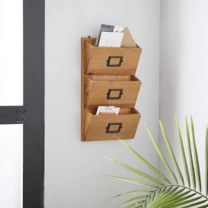 Wood Wall Letter Holder